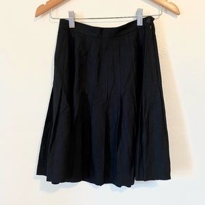 Vintage Linen Blend Tennis Skirt